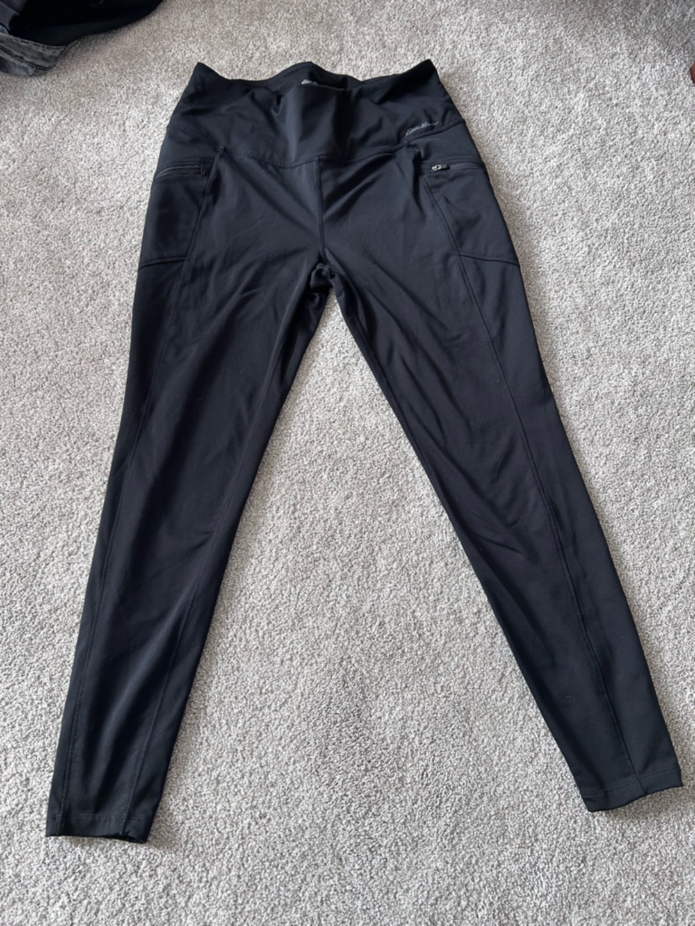 Eddie Bauer Black High-Waist Active Leggings Women’s Athletic Workout Pants